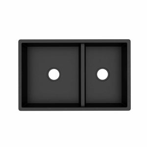 Alternate Image for Native Trails Farmhouse Double Bowl 33" NativeStone Concrete Farmhouse Sink, 60/40 Double Bowl, Charcoal, NSKD3321-C