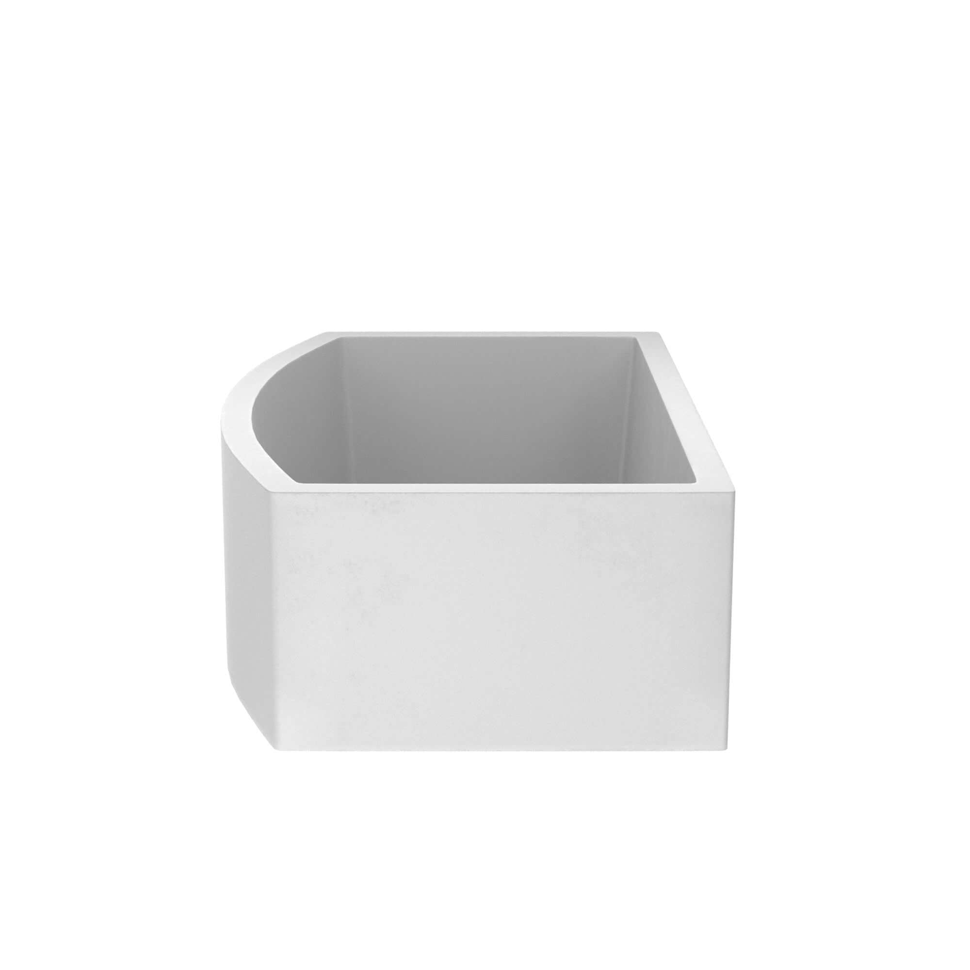 Native Trails Farmhouse Quartet 33" NativeStone Concrete Farmhouse Sink, Pearl, NSKQ3320-P