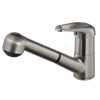 Houzer Gaia Pull Out Kitchen Faucet Brushed Nickel, GAIPO-361-BN