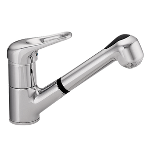 Alternate Image for Houzer Gaia Pull Out Kitchen Faucet with CeraDox Technology Polished Chrome, GAIPO-361-PC