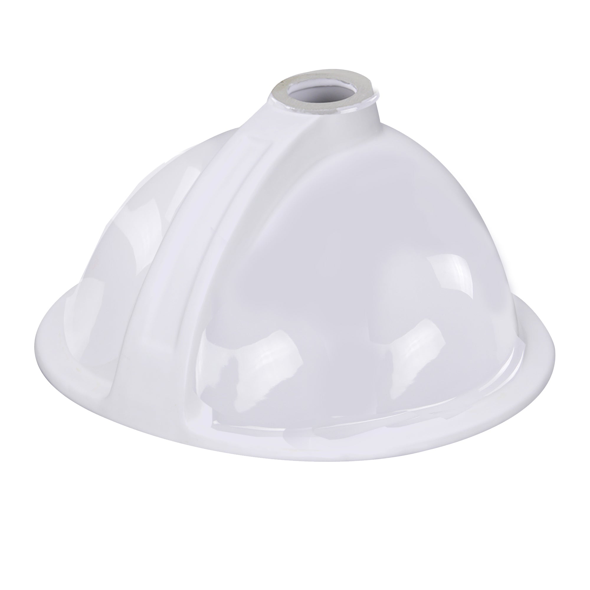 Nantucket Sinks Great Point 15" x 12.125" Oval Undermount Ceramic - Vitreous China Bathroom Sink, White, GB-13x10-W