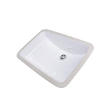 Nantucket Sinks Great Point 21" Ceramic Bathroom Sink, White, GB-18x12-W - The Sink Boutique