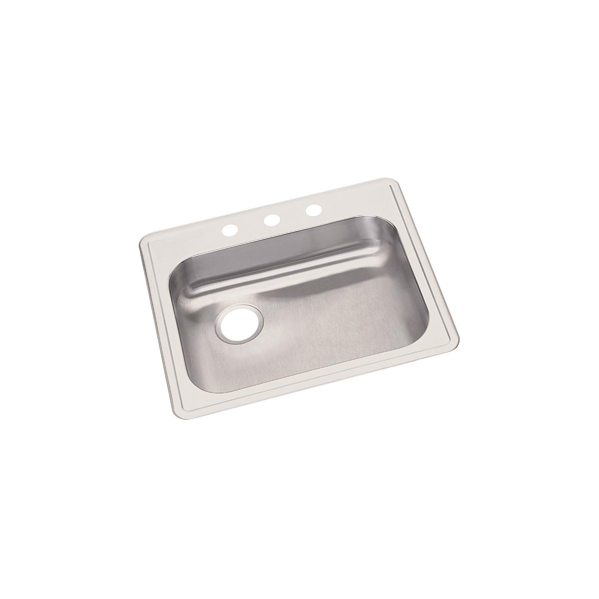 Elkay Dayton 25" Stainless Steel Kitchen Sink, Satin, GE12521L3 - The Sink Boutique
