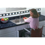 Elkay Celebrity 33" Stainless Steel Kitchen Sink, 50/50 Double Bowl, Brushed Satin, GECR33214