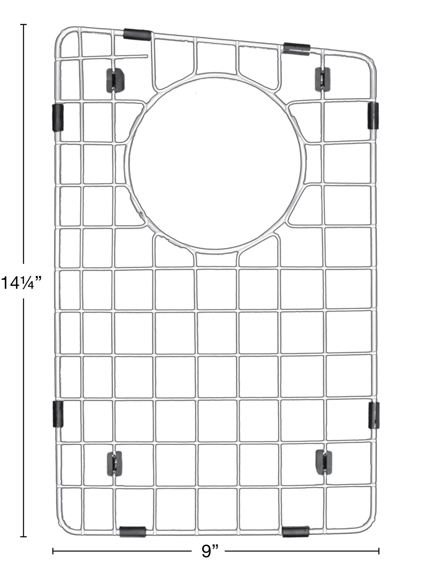 Karran 9-1/2" x 15" Stainless Steel Grid, GR-6008