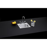 Elkay Dayton 15" Stainless Steel Bar Sink Kit, Elite Satin, DSEP1515C - The Sink Boutique