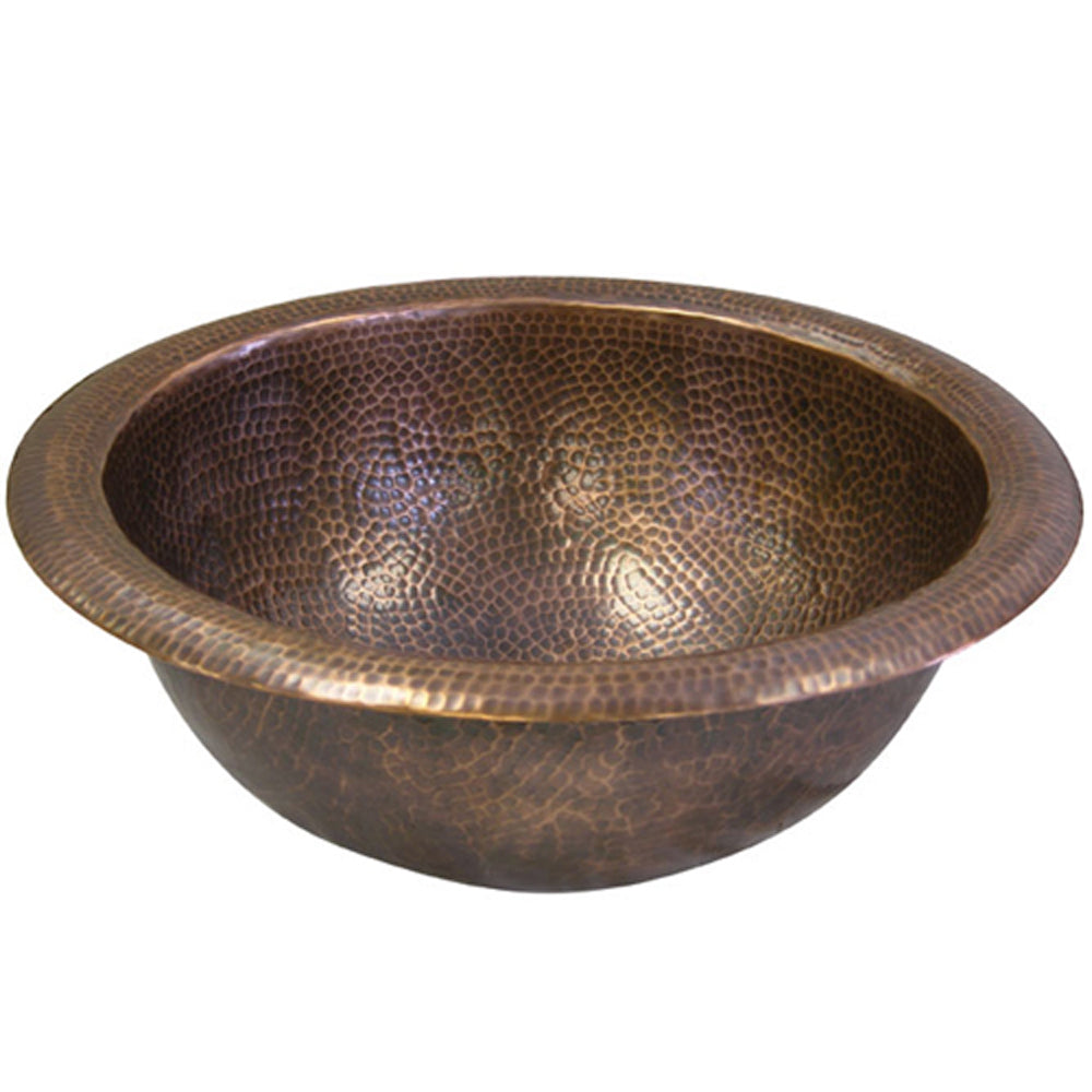 Houzer 17" Copper Topmount Bathroom Sink, HW-AUG1RS