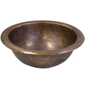Alternate Image for Houzer 15" Copper Topmount Bathroom Sink, HW-CLA1RS