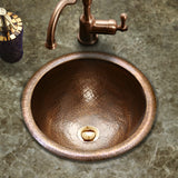 Houzer 15" Copper Topmount Bathroom Sink, HW-CLA1RS - The Sink Boutique