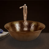 Houzer 16" Copper Bathroom Vessel Sink, HW-SIE1V - The Sink Boutique