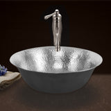 Houzer 16" Copper Bathroom Vessel Sink, Pewter, HW-SIE2V - The Sink Boutique