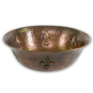 Alternate Image for Houzer 16" Copper Bathroom Vessel Sink, HW-TEL1V