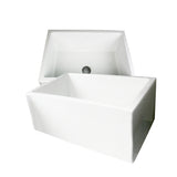 Nantucket Sinks Cape 24" Fireclay Farmhouse Sink, White, Hyannis-24 - The Sink Boutique