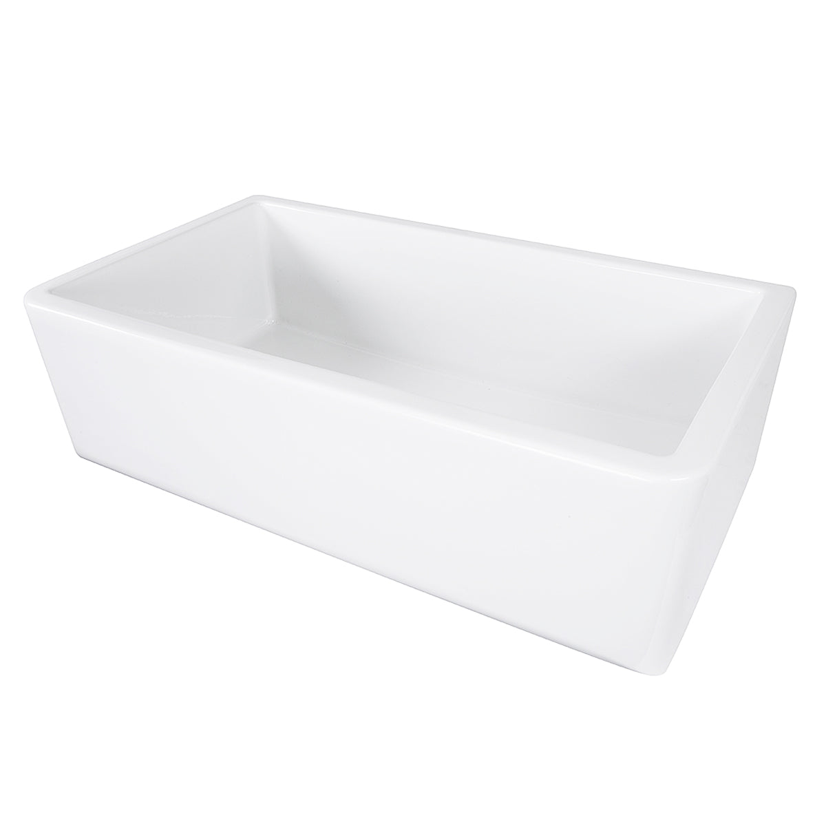Nantucket Sinks Cape 33" Fireclay Farmhouse Sink, White, Harwich-33 - The Sink Boutique
