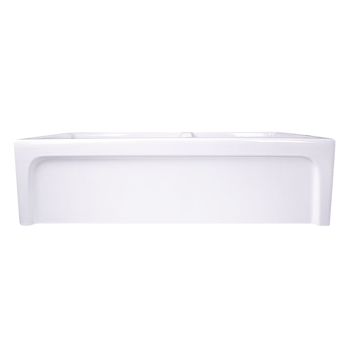 Nantucket Sinks 36" Fireclay Farmhouse Sink, 60/40 Double Bowl, White, Hyannis-36-DBL