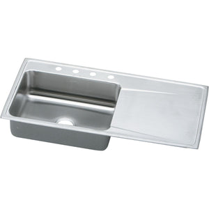 Alternate Image for Elkay Lustertone Classic 43" Stainless Steel Kitchen Sink, 18 Gauge, Lustrous Satin, ILGR4322L4