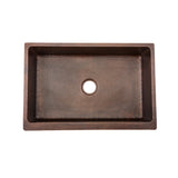Premier Copper Products 33" Copper Farmhouse Sink, Oil Rubbed Bronze, KASDB33229 - The Sink Boutique