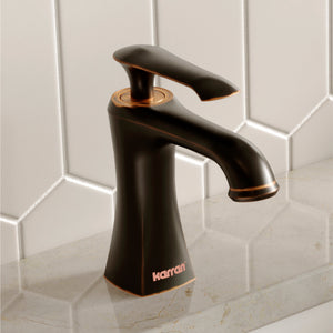 Alternate Image for Karran Woodburn 1.2 GPM Single Lever Handle Lead-free Brass ADA Bathroom Faucet, Basin, Oil Rubbed Bronze, KBF410ORB