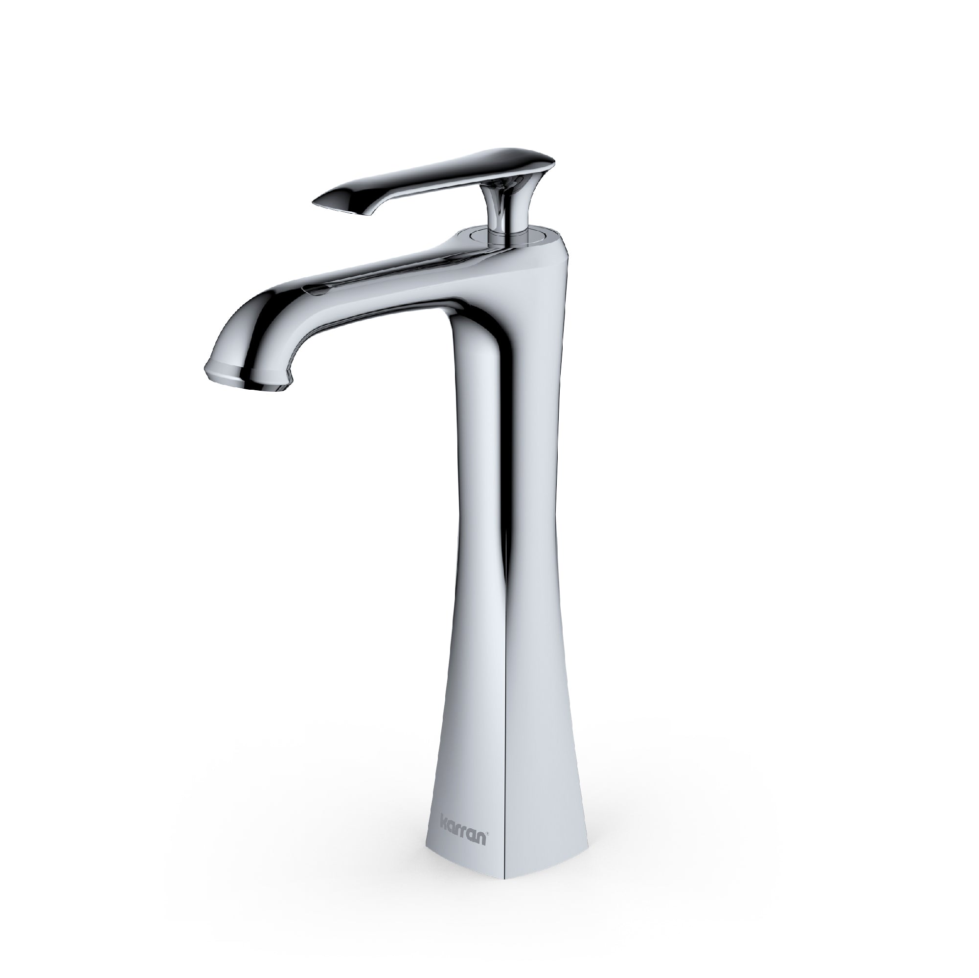 Karran Woodburn 1.2 GPM Single Lever Handle Lead-free Brass ADA Bathroom Faucet, Vessel, Chrome, KBF412C