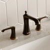 Karran Woodburn 1.2 GPM Double Lever Handle Lead-free Brass ADA Bathroom Faucet, Widespread, Oil Rubbed Bronze, KBF414ORB