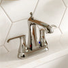 Karran Woodburn 1.2 GPM Double Lever Handle Lead-free Brass ADA Bathroom Faucet, Centerset, Chrome, KBF416C