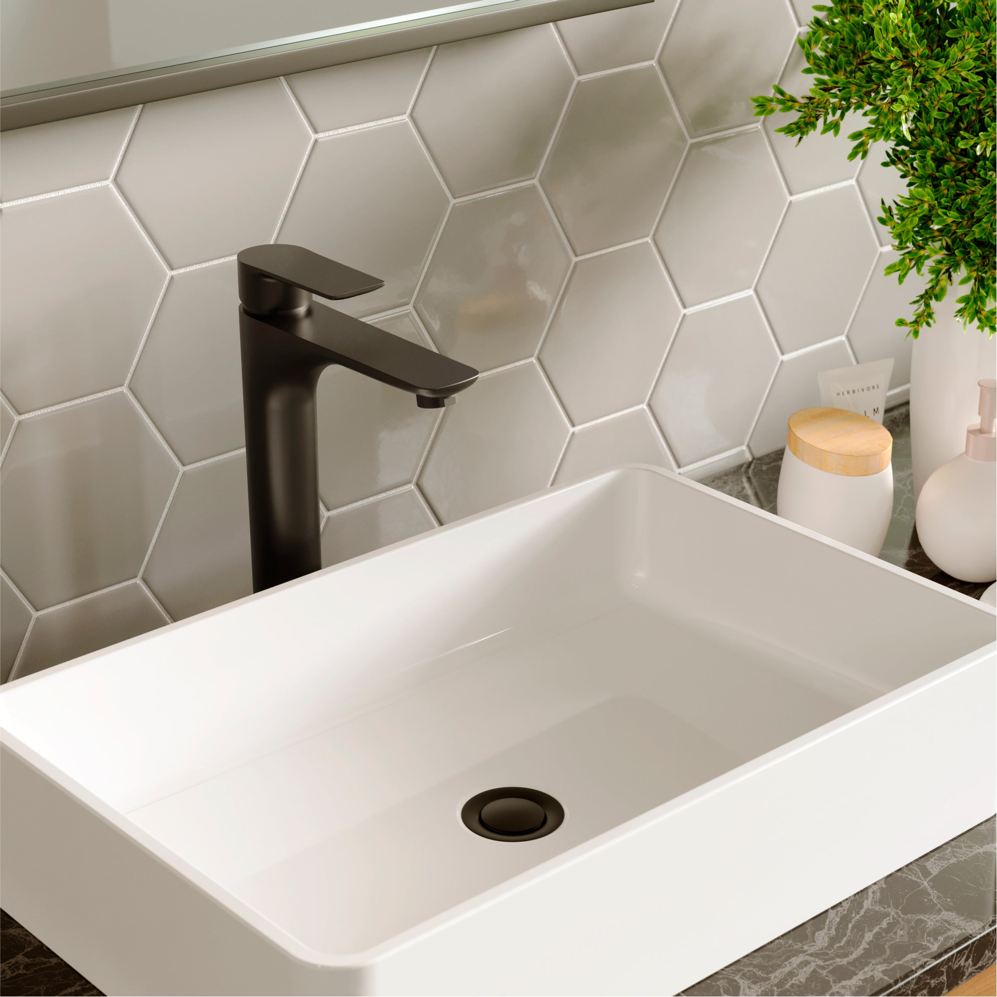 Karran Kayes 1.2 GPM Single Lever Handle Lead-free Brass ADA Bathroom Faucet, Vessel, Matte Black, KBF422MB