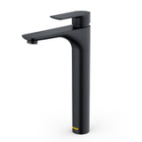 Karran Kayes 1.2 GPM Single Lever Handle Lead-free Brass ADA Bathroom Faucet, Vessel, Matte Black, KBF422MB