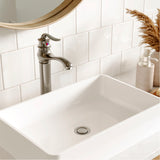 Karran Dartford 1.2 GPM Single Lever Handle Lead-free Brass ADA Bathroom Faucet, Vessel, Stainless Steel, KBF432SS