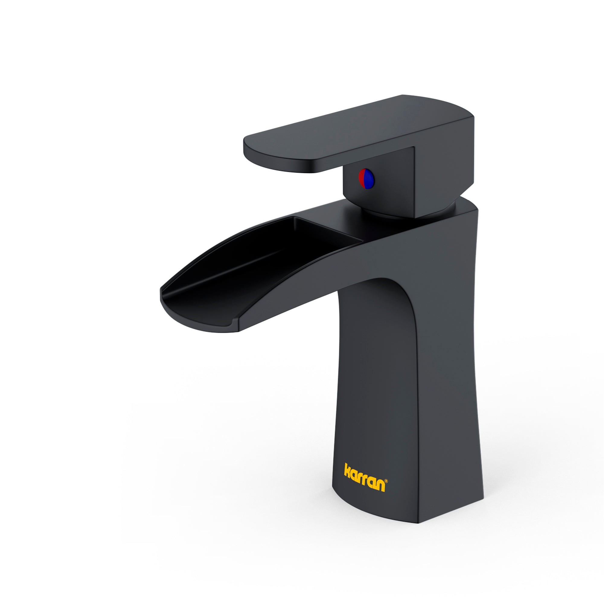Karran Kassel 1.2 GPM Single Lever Handle Lead-free Brass ADA Bathroom Faucet, Basin, Matte Black, KBF440MB