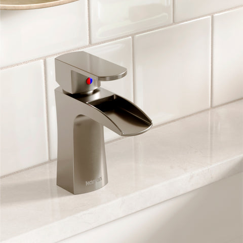 Karran Kassel 1.2 GPM Single Lever Handle Lead-free Brass ADA Bathroom Faucet, Basin, Stainless Steel, KBF440SS