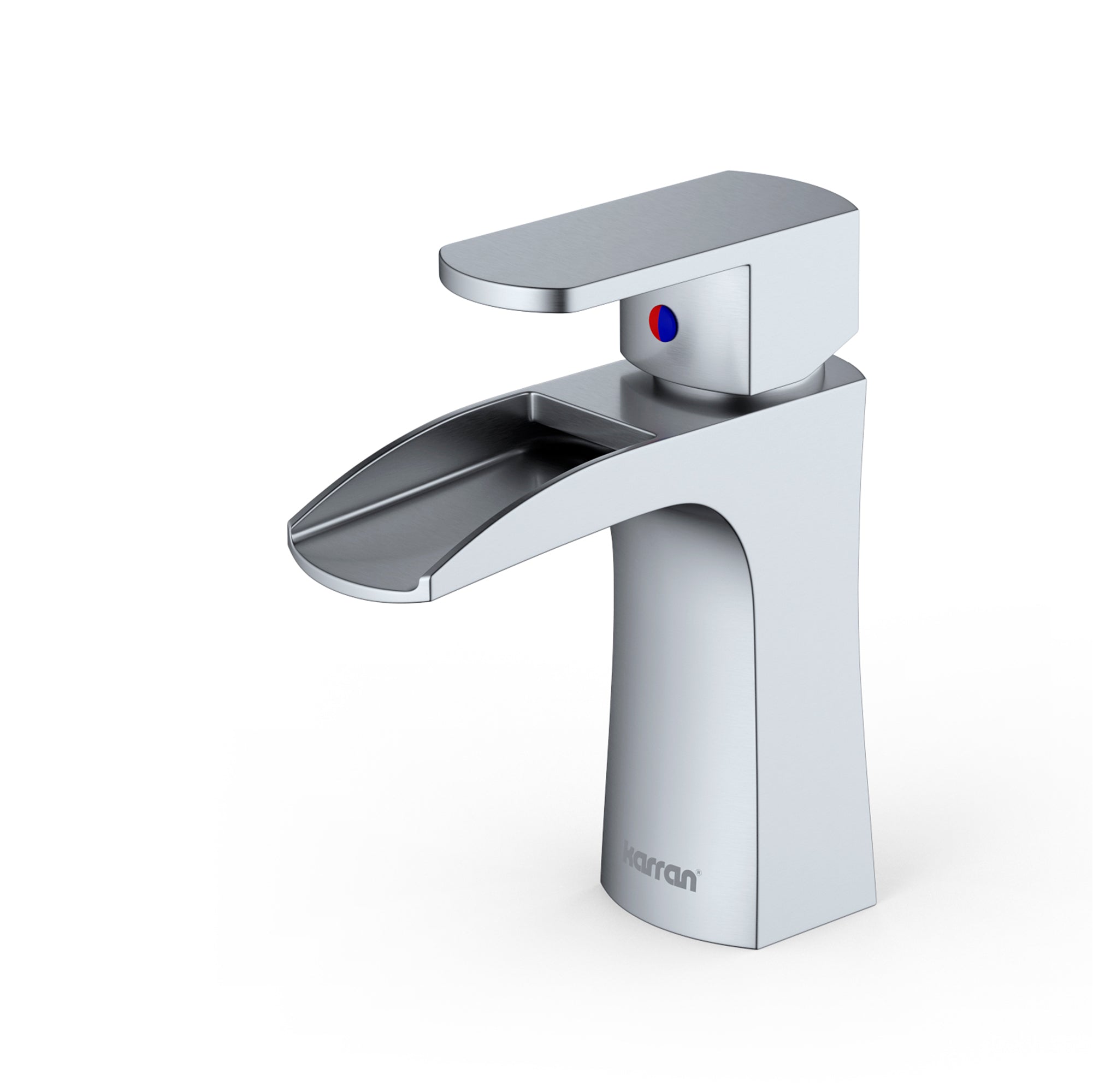 Karran Kassel 1.2 GPM Single Lever Handle Lead-free Brass ADA Bathroom Faucet, Basin, Stainless Steel, KBF440SS