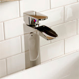 Karran Kassel 1.2 GPM Single Lever Handle Lead-free Brass ADA Bathroom Faucet, Vessel, Chrome, KBF442C