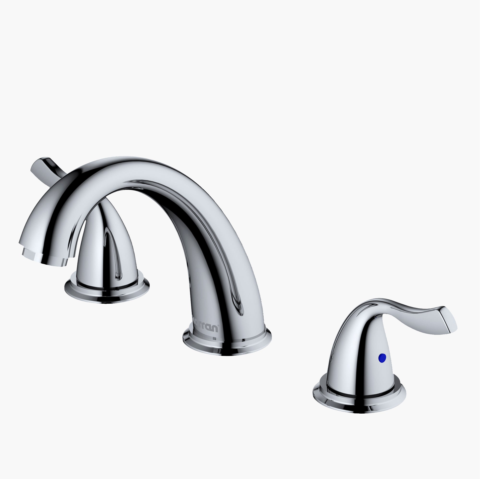 Karran Fulham 1.2 GPM Double Lever Handle Lead-free Brass ADA Bathroom Faucet, Widespread, Chrome, KBF450C