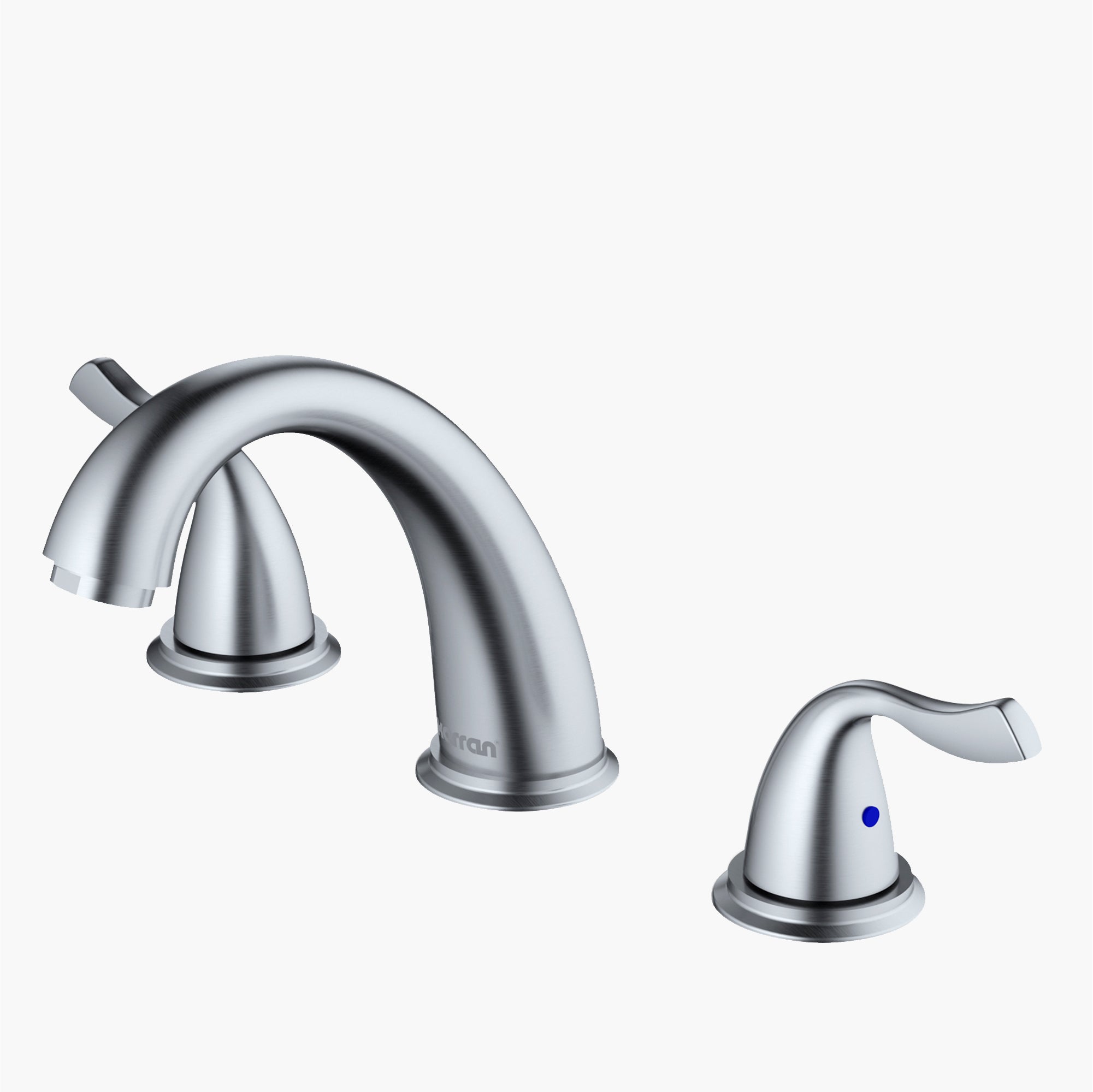 Karran Fulham 1.2 GPM Double Lever Handle Lead-free Brass ADA Bathroom Faucet, Widespread, Stainless Steel, KBF450SS