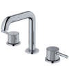 Karran Tryst 1.2 GPM Double Lever Handle Lead-free Brass ADA Bathroom Faucet, Widespread, Chrome, KBF464C