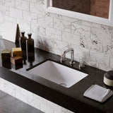 Karran Tryst 1.2 GPM Double Lever Handle Lead-free Brass ADA Bathroom Faucet, Widespread, Chrome, KBF464C
