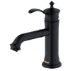 Karran Vineyard 1.2 GPM Single Lever Handle Lead-free Brass ADA Bathroom Faucet, Basin, Matte Black, KBF470MB