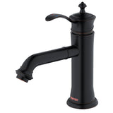 Karran Vineyard 1.2 GPM Single Lever Handle Lead-free Brass ADA Bathroom Faucet, Basin, Oil Rubbed Bronze, KBF470ORB