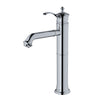 Karran Vineyard 1.2 GPM Single Lever Handle Lead-free Brass ADA Bathroom Faucet, Vessel, Chrome, KBF472C