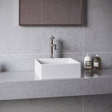 Karran Vineyard 1.2 GPM Single Lever Handle Lead-free Brass ADA Bathroom Faucet, Vessel, Chrome, KBF472C