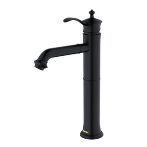 Alternate Image for Karran Vineyard 1.2 GPM Single Lever Handle Lead-free Brass ADA Bathroom Faucet, Vessel, Matte Black, KBF472MB