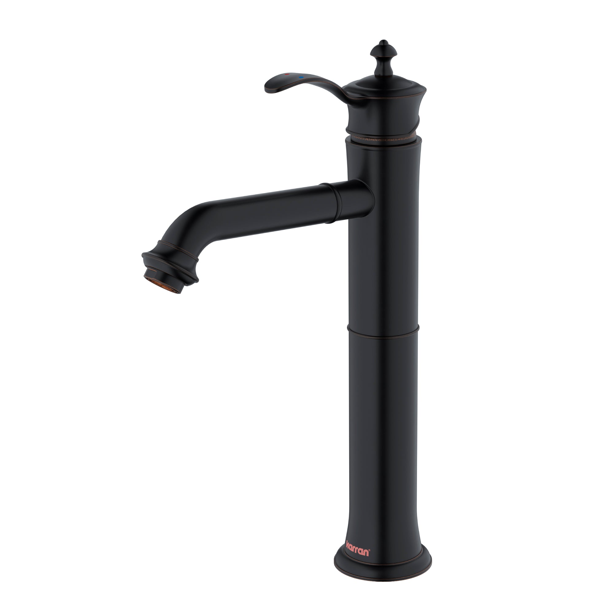 Karran Vineyard 1.2 GPM Single Lever Handle Lead-free Brass ADA Bathroom Faucet, Vessel, Oil Rubbed Bronze, KBF472ORB