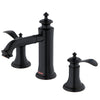 Karran Vineyard 1.2 GPM Double Lever Handle Lead-free Brass ADA Bathroom Faucet, Widespread, Oil Rubbed Bronze, KBF474ORB
