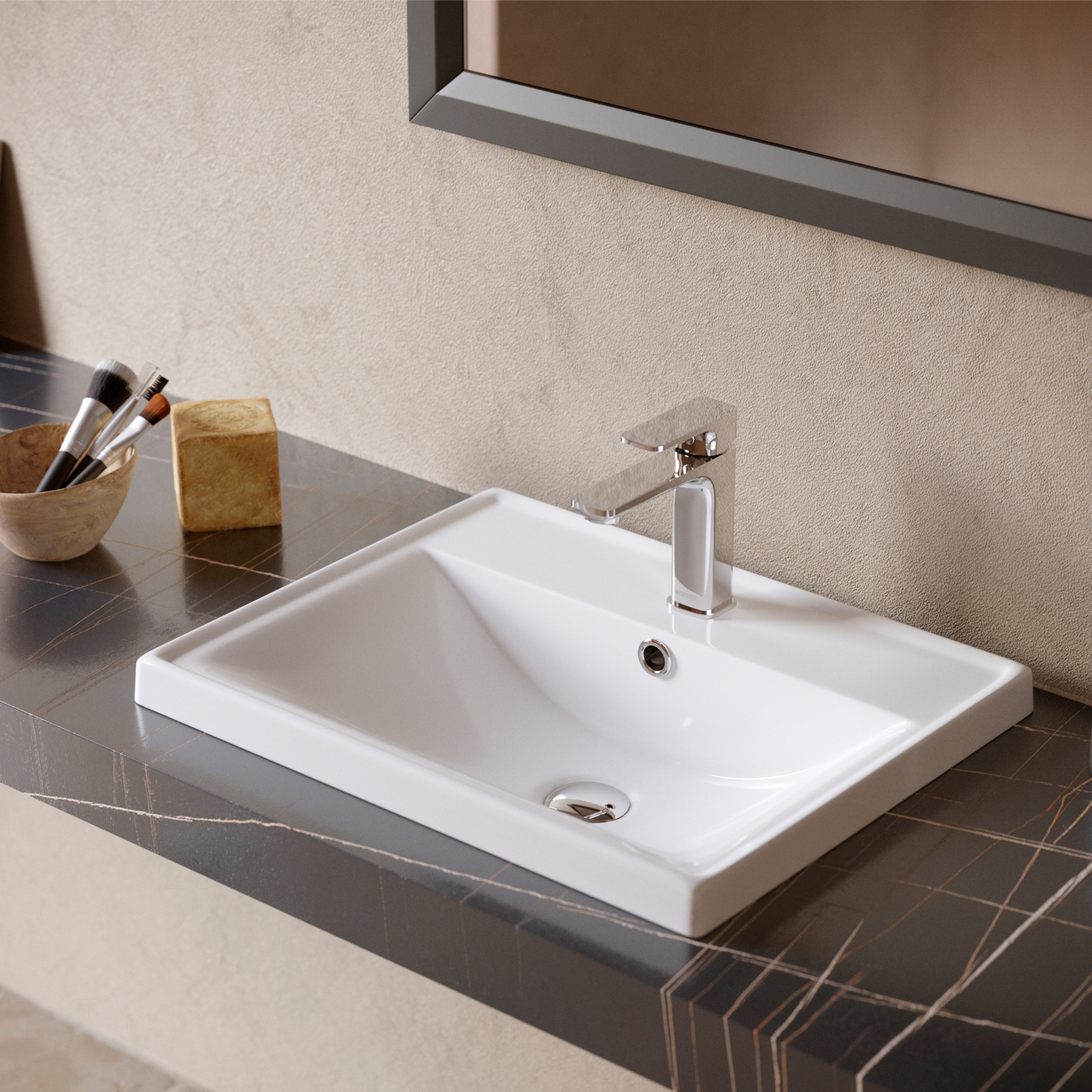 Karran Venda 1.2 GPM Single Lever Handle Lead-free Brass ADA Bathroom Faucet, Basin, Chrome, KBF510C