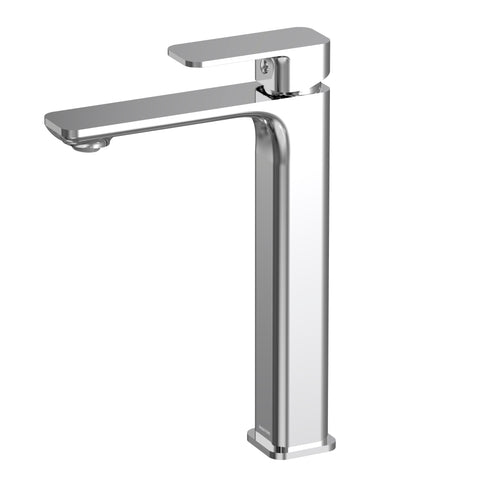 Karran Venda 1.2 GPM Single Lever Handle Lead-free Brass ADA Bathroom Faucet, Vessel, Chrome, KBF512C