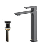 Karran Venda 1.2 GPM Single Lever Handle Lead-free Brass ADA Bathroom Faucet, Vessel, Matte Black, KBF512MB