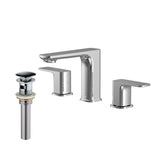 Karran Venda 1.2 GPM Double Lever Handle Lead-free Brass ADA Bathroom Faucet, Widespread, Chrome, KBF514C