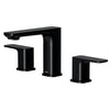 Karran Venda 1.2 GPM Double Lever Handle Lead-free Brass ADA Bathroom Faucet, Widespread, Matte Black, KBF514MB