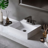 Karran Venda 1.2 GPM Double Lever Handle Lead-free Brass ADA Bathroom Faucet, Centerset, Matte Black, KBF516MB