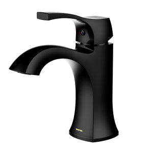 Alternate Image for Karran Randburg 1.2 GPM Single Lever Handle Lead-free Brass ADA Bathroom Faucet, Basin, Matte Black, KBF520MB